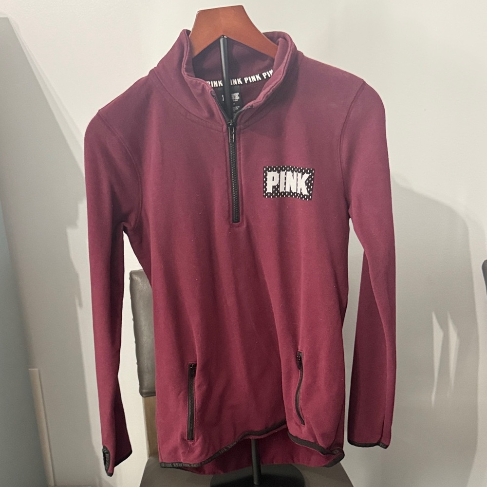 PINK Victoria's Secret Maroon Pullover